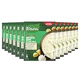 Knorr Feinschmecker Kartoffel Suppe mit Crème fraîche leckere Gemüsesuppe ohne geschmacksverstärkende Zusatzstoffe und Farbstoffe 70 g 13 Stück