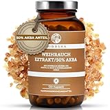 QIDOSHA® Weihrauch AKBA Kapseln, höchster AKBA-Gehalt am Markt, 120 Stk/Glas, 250mg Weihrauch-Extrakt mit 125mg AKBA je Kapsel, 80% Boswellia-Säuren, AKBA Kapseln hochdosiert mit 50% AKBA