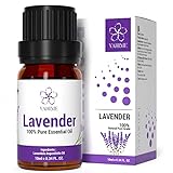 ASAKUKI Ätherisches Lavendelöl 10mL 100% Reines, Unverdünntes Natürliches Lavendelöl in Therapeutischer Qualität für Aromatherapie, Duftöl für Aroma Diffuser, SPA, Äußerliche Anwendung - YAHIME