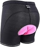 Sportneer Radlerhose Damen Rad Shorts für Frauen 3D Gepolstert Frauen Fahrradhose Damen Fahrrad Radfahren Unterwäsche Shorts