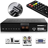 Hd-Line Echosat 20500 S Digitaler Satelliten HD Receiver (HDTV, DVB-S/DVB-S2, HDMI, AV, 2X USB 2.0, Full HD 1080p, Digital Audio Out) [Vorprogrammiert für Astra, Hotbird und Türksat]