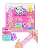 SLIMY Sugary Crush Mini - Macaroonies, Slime und Knete Kreativ-Set, Backspiel zum selber Mischen, Formen und Dekorieren, kreatives Gestalten für Kinder