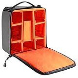 Neewer® Wasserdicht Stoßfest Flexible Partition Kamera Gepolsterte Tasche SLR DSLR einfügen Schutz Top Griff Tasche für spiegellose Kameras und Objektive, Blitzlicht, Radio-Auslöser, Akku und Ladegerät, Kabel und andere Kamera-Zubehör