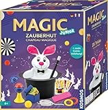 Kosmos 694302 Magic Zauberhut, Lerne einfach Zaubertricks und Illusionen, Zauberkasten mit Zauberstab und vielen weiteren Utensilien, für Kinder ab 6 Jahre