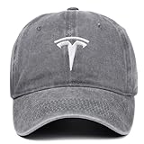 ALTTYF Auto Baseball Cap, für Tesla Model Y 2020+ Baseballmütze Sonnenhut UV-Schutz Verstellbare Kappe Mütze Auto Fans Baseballcap,B