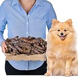 Hühnerhälse als Naturprodukt für Hunde (1kg): Leckerbissen zur Zahnpflege und Gelenkgesundheit, Ideal für Diät - Chondroitinreiche Kausnacks