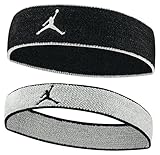 Nike Unisex Jordan Chenil Stirnband, Black/Sail/Sail, One Size