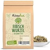 Eibischwurzel 100g I Eibischwurzel getrocknet und geschnitten I ideal für Eibischwurzel-Tee I süßer Geschmack I naturrein I Kräutertee lose I vom Achterhof