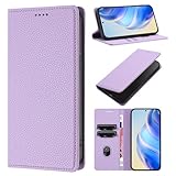 Rfvzubemok Kompatibel mit Samsung Galaxy S7 Kartenhalter Abdeckung,Kompatibel mit Samsung Galaxy S7 4G SM-G930 Flip Kickstand Magnetischer Verschluss Brieftasche Purple