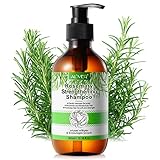 Rosmarin Shampoo für Haarwachstum Rosemary Mint Shampoo, Veganes Rosmarin Shampoo Gegen Haarausfall mit Biotin, Sanfte Reinigung, Reparierendes und Nährendes Kopfhaut Shampoo für Frauen Männer, 300ml