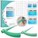 LA.PERSONAL Stielwarzen Entfernen Schnell Kit, Skin Tag Remover mit 40pcs Repair Patches, Sicher für die meisten Körperteile (2 mm bis 8 mm), Sicher und Schmerzfrei