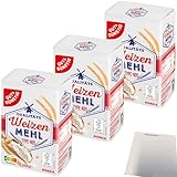 Gut&Günstig Qualitäts Weizenmehl Type 405 3er Pack (3x1kg Packung) + usy Block