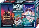 Kosmos 684662 EXIT® - Das Spiel Family, Zwei Rätselabenteuer Schloss Gemeinstein + Mission Candyland, Escape Room Spiel für die Familie, EXIT Game Familie und Kinder ab 8 Jahre