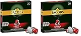 Jacobs Kaffeekapseln Lungo Classico, Intensität 6 von 12, 20 Nespresso®* kompatible Kapseln für 20 Getränke (Packung mit 2)