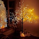 CCLIFE Led Lichterbaum Innen Aussen Weihnachten, Led Baum Innen, Kirschblütenbaum Lichterdeko,Warmweiß, IP44,180cm,336LED,CushHom