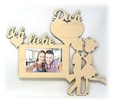 Liebesgeschenk Liebeserklärung Ich liebe dich Geschenk für Männer Frauen Mann Frau Wand Foto Holz Bilderrahmen Ewig Dein Ewig Mein Partner 10x15 cm Ehepaar Paar Pärchen Frauen Freundin Ehefrau Ehemann