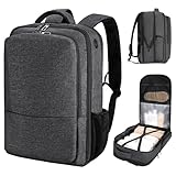 BERTASCHE Business Rucksack Herren, 40L Reiserucksack mit schuhfach, 15,6 Zoll Laptop rucksack, Erweiterbar Handgepäck Rucksack Flugzeug wasserdichtTravel Rucksack für Weekender