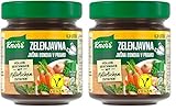 Knorr Gemüse Bouillon im Glas mit vollem Geschmack und mit natürlichen Zutaten 136 g (Packung mit 2)