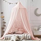 Ginkago Baldachin Kinderzimmer Baby Betthimmel Riesig Betthimmel Kinder Himmelbett Vorhänge Prinzessin Baldachin für Spiel Lesen Schlafzimmer Ankleidezimmer