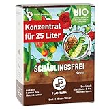 Plantura Bio-Schädlingsfrei Neem, effektive Schädlingsbekämpfung mit Neem, gegen Blattläuse, Thripse & Co. an Gemüse, Kräutern & Zierpflanzen, 75 ml Konzentrat für bis zu 25 L (300 m²)