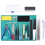 HSEAMALL 26 STÜCKE Modellbau Werkzeug Set,Gundam Modeler Grundwerkzeuge Hobby Werkzeug Sets Basic Tools für Auto Modell Bausatz DIY Reparatur