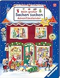 Mein großer Sachen suchen Adventskalender, dekorativer Aufstellkalender ab 2 Jahren: Mit 24 Pappbilderbüchern