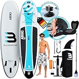 Bluemarina Stand Up Paddle Board aufblasbar Ariki | 𝟓 𝐉𝐀𝐇𝐑𝐄 𝐆𝐀𝐑𝐀𝐍𝐓𝐈𝐄 - 140 kg Tragkraft - Paddling Set - SUP Board - Surfbrett (Ariki 325x86x15cm)