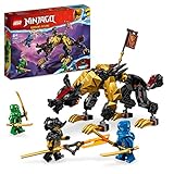 LEGO NINJAGO Jagdhund des kaiserlichen Drachenjägers, baubares Monster-Spielzeug für Kinder ab 6 Jahren, Jungs und Mädchen, posierende Fabelwesenfigur, 3 Minifiguren zum Sammeln, Geschenkidee 71790