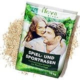 10kg Premium Rasensamen schnellkeimend Herbst 400m² - dürreresistent, robust, tiefgrün - Ideal für Neuansaat, Nachsaat - Sport und Spielrasen Rasensaat Grassamen