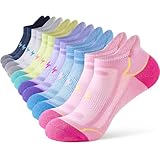 Niorasen Sneaker Socken Damen 39-42 35-38, Socken Damen Atmungsaktive Anti-Blasen Baumwolle 6 Paar, Sportsocken Kurze Gepolsterte Multi Athletic Laufsocken