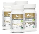 Lycopin - 400 mg Carotinoid-Extrakt - nach Dr. med. Michalzik - 20mg hochdosiertes reines natürliches Lycopin pro Kapsel - ohne Zusatzstoffe - von Biotikon® (60 Kapseln)