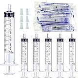 Gebildet 20pcs 10ml Sterile Spritzen,Öl-Dosierungsspritze (Ohne Nadeln) mit Kappe,für Kleine Haustierfütterung Industrielle Präzisionsanwendung