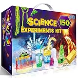 UNGLINGA 150 Experimente Kits für Kinder Jungen Mädchen, Wissenschaft Experimentierkasten Spielzeug Jungen Geschenke, Chemiebaukasten Kindern Labor