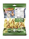 DeliBest Premium Hirschohren mit Malz I Kauartikel für Hunde zur Unterstützung der Zahngesundheit I Hunde Kauartikel zu 100% natürlich ohne chemische Zusätze I Hundesnacks 100 g