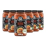 Little Lunch Bio Bolognese | Sauce für Pasta | 100 Prozent Bio Rindfleisch | Ohne zugesetzten Zucker | Laktosefrei | Keine künstlichen Zusätze | Ohne Geschmacksverstärker | 6 x 250g