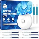 Bleaching zähne set Teeth Whitening Kit: Zähne aufhellen gel Zahnbleaching set zum zähne aufhellen, Zahnaufhellung bleaching set Zähne bleaching set Teeth Whitening Kit led