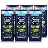 6 x NIVEA Duschgel Men 'Energy' - 250 ml