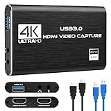 Rybozen Game Capture Karte USB 3.0 Video Card HD 1080P HDMI Videoaufnahme mit Live- Übertragungen Recorder Gerät Streaming für Windows Linux OS X System