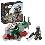 LEGO Star Wars 75344 Le Vaisseau de Boba Fett Microfighter - Blanc - Pour Enfant de 6 ans et plus