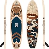 Aufblasbares Stand-Up-Paddleboard mit Drachenmotiv, 457 cm