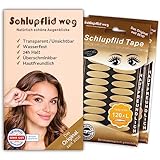 SCHLUPFLID TAPE® 'lady size' (L) Augenlidliftig ohne OP [240 Stück] Kleine Schönheitshelfer für hängende Augenlider - Schlupflid Streifen im Doppelpack - Augenlidklebeband - Dermatest Note: sehr gut