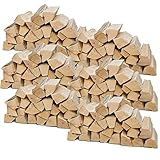 Brennholz Kaminholz Holz Auswahl 5 - 500 kg Für Ofen und Kamin Kaminofen Feuerschale Grill Buche Feuerholz Buchenholz Holzscheite 25 cm Kammergetrocknet Flameup, Menge:180 kg