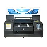 Furvveerr A3 Drucker A3 UV19 Printer Multifunktionsdrucker UV Farbe Flatbed Drucker DTG Printer Flaschendrucker 2880 * 1440dpi mit R1390 Druckkopf,für Den Druck von Telefonhüllen,Leder,Acryl,etc.