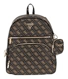 GUESS Power Play Tech Backpack L Brown Logo