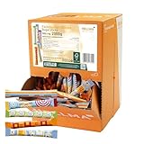 Hellma Feinzucker-Sticks 500 Stk. je 4 g weißer Zucker - 2 kg Vorrats-Box - Zuckertütchen einzeln, für Kaffee oder Tee