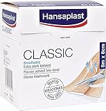 Hansaplast, Classic Pflaster, Haut (6cm x5m)