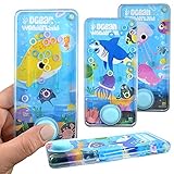 LG-Imports 3X Geduldsspiel Wasser Fische Meerestiere Ringe Kinder Wasserflipper Bunt 16cm Mitgebsel