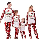 Weihnachtspyjama Familie Set - Matching Pyjamas Couple Pyjama Weihnachte Nweihnachts Pyjama Set - Christmas Pyjama Set - Weihnachtsoutfit Familie Weihnachts Schlafanzug FüR Damen Herren Kinder Baby12