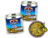 Salsa Verde Clemente Jacques - Grüne Soße aus Mexiko je 210g (Pack von 2), Grüne Sauce aus Tomatillo Verde