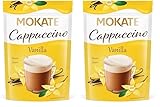 MOKATE® Cappuccino Chocolate | 110g Geschmack: Vanille | Instantkaffee Kaffeegetränk Instantkaffee Samtig und Aromatisch Cremiger Getränk Kaffee Getränkepulver aus löslichem Bohnenkaffee